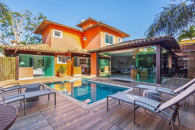 Bz70 Casa c/ Piscina a 600m da Rua das Pedras