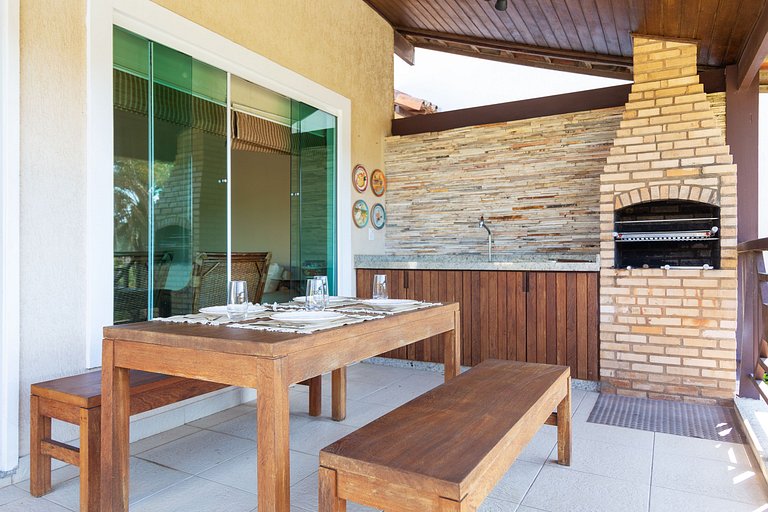 Bz73 Geribá! Casa c/ piscina privativa 5 Suítes!
