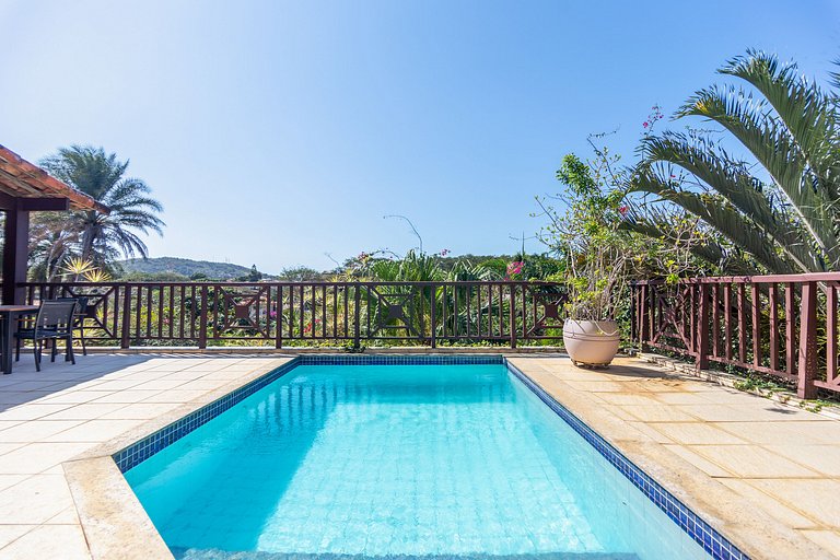 Bz73 Geribá! Casa c/ piscina privativa 5 Suítes!
