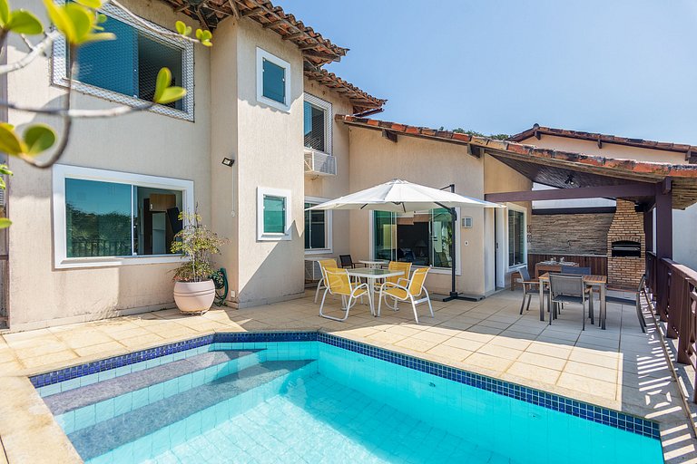 Bz73 Geribá! Casa c/ piscina privativa 5 Suítes!