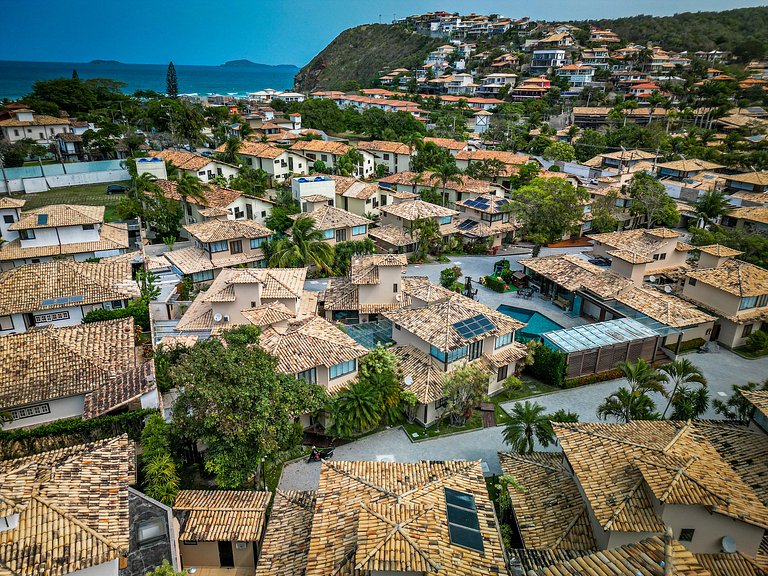 Bz75 Casa 4 suítes em Geriba 400 metros da praia