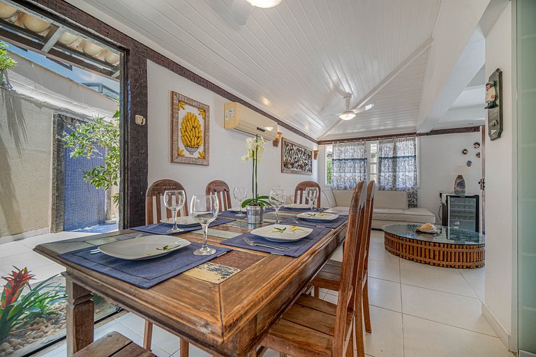 BZ75 Casa 4 suites en Geribá a 250 m de la playa