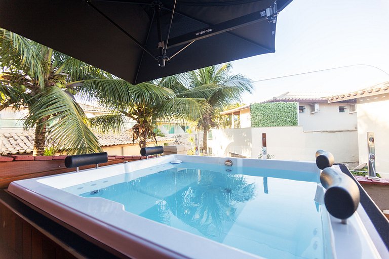 BZ78 Búzios Center! Penthouse with 2 suites and SPA