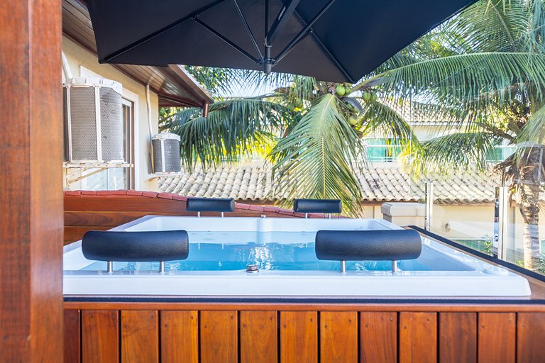 BZ78 Búzios Center! Penthouse with 2 suites and SPA