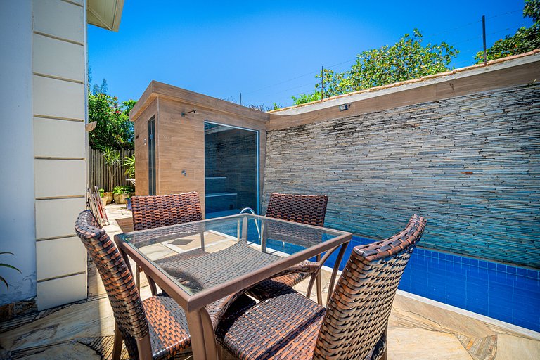 Bz79 Casa con piscina y sauna a 300 metros de la playa