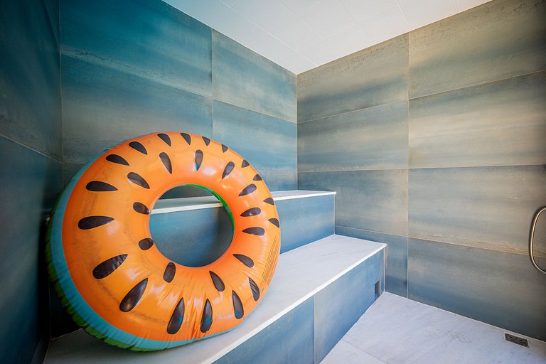 Bz79 Casa con piscina y sauna a 300 metros de la playa