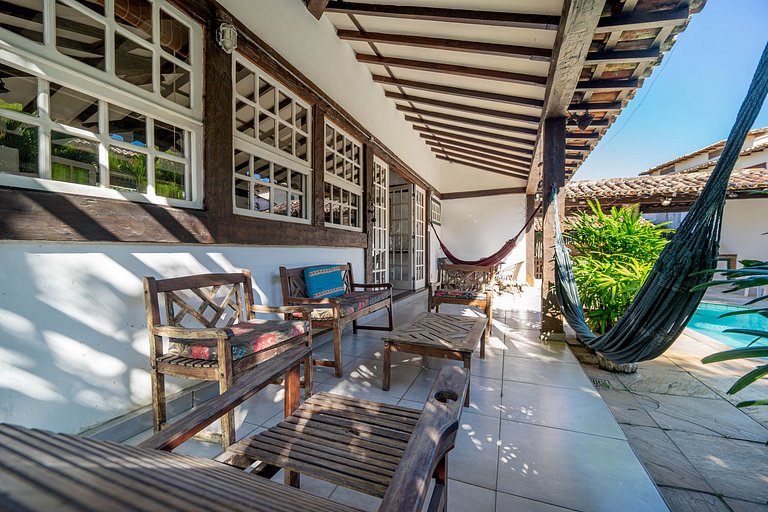 Bz39 Casa c/ piscina privativa a 300m da praia!