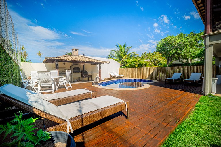 BZ97 Geribá with private pool and pool table