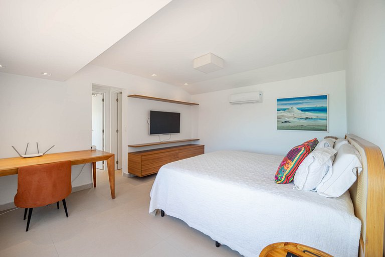 Bz77 Pé na areia! Casa com 4 suítes