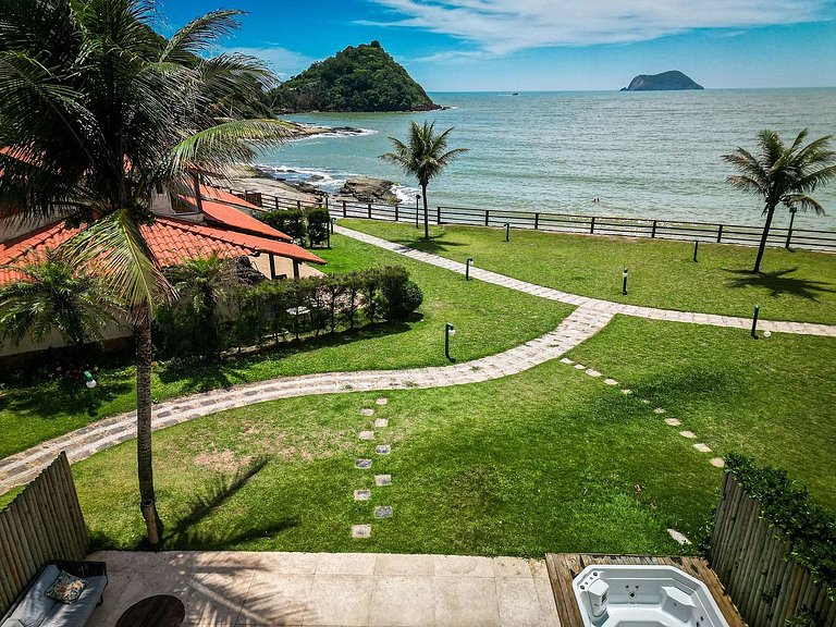 Bz77 Pé na areia! Casa com 4 suítes