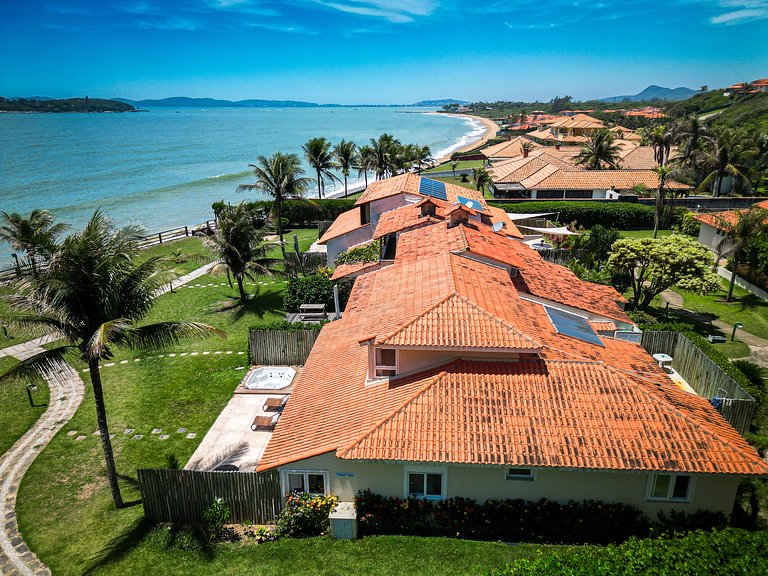 Bz77 Pé na areia! Casa com 4 suítes