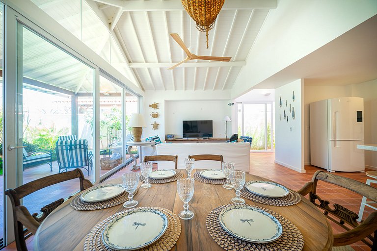 Bz93 Cond pé na areia! casa c/ piscina privativa