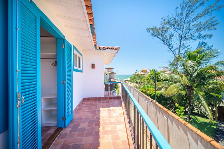 Bz93 Cond pé na areia! casa c/ piscina privativa