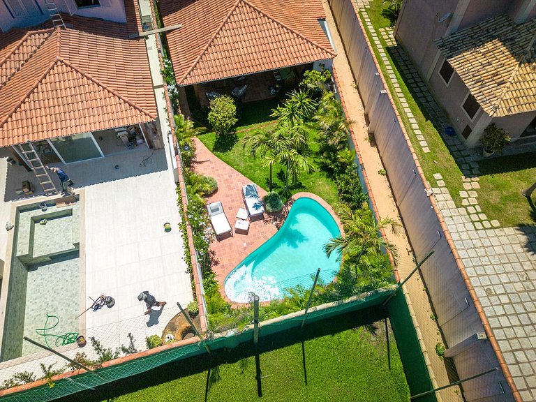 Bz93 Cond pé na areia! casa c/ piscina privativa