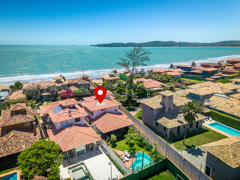 Bz93 Cond pé na areia! casa c/ piscina privativa