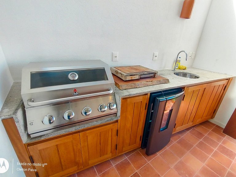 Bz93 Cond pé na areia! casa c/ piscina privativa
