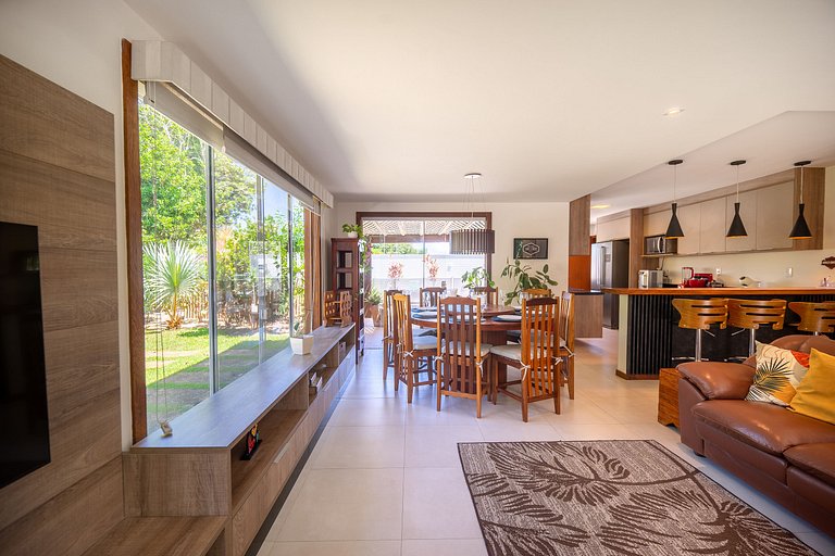 Bz85 Linda e confortável casa c/ Piscina, 200 m da praia!