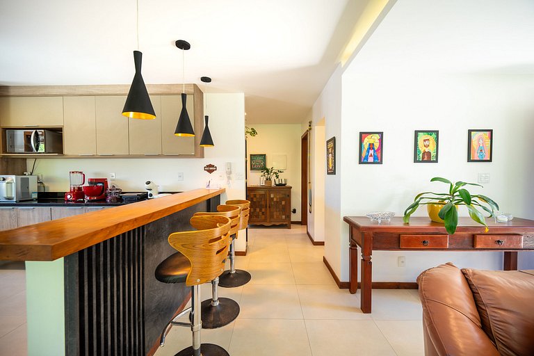 Bz85 Linda e confortável casa c/ Piscina, 200 m da praia!