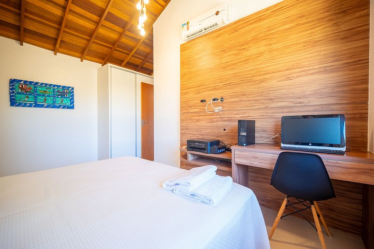 Bz85 Linda e confortável casa c/ Piscina, 200 m da praia!