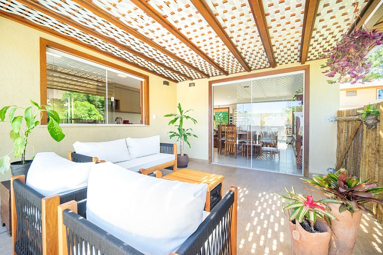 Bz85 Linda e confortável casa c/ Piscina, 200 m da praia!