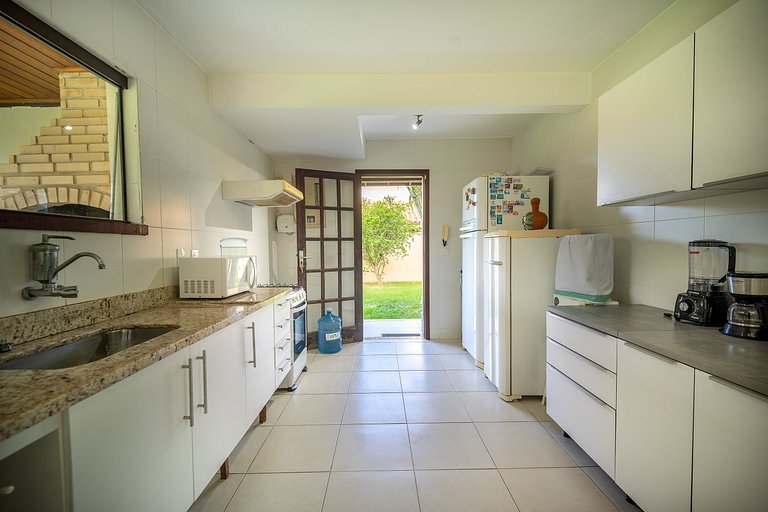Bz98 Geribá, casa ampla 4 suites e area gramada