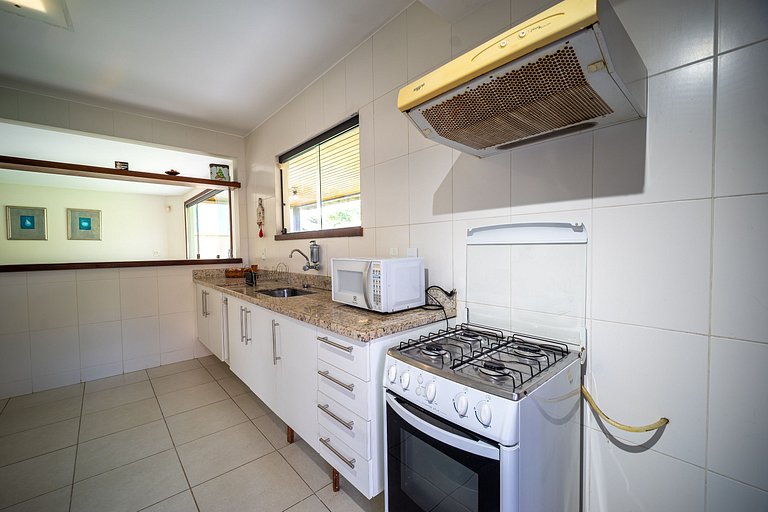 Geribá!Casa 4 suítes, churrasqueira e área gramada BZ98