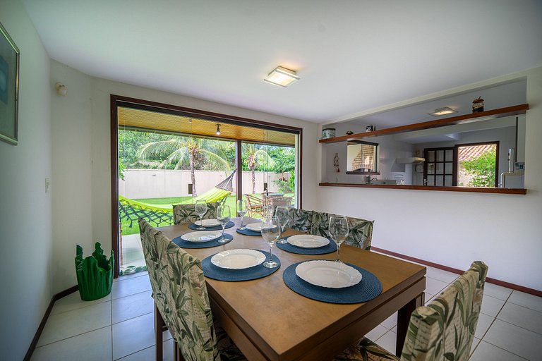 Geribá!Casa 4 suítes, churrasqueira e área gramada BZ98