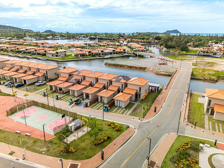Bz14 Casa c/ piscina e píer para Jet Ski no canal!