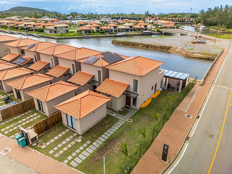 Bz14 Casa c/ piscina e píer para Jet Ski no canal!