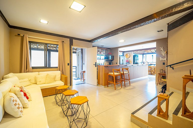 Bz25 Casa com Piscina em Geribá - 300m da Praia