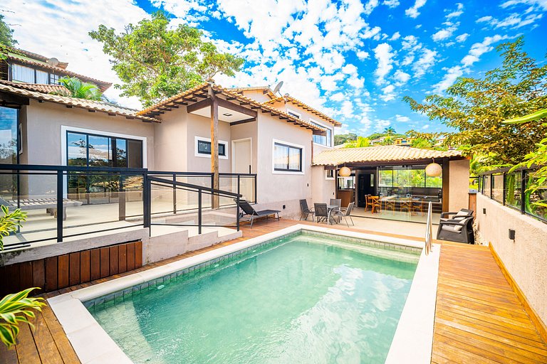 Bz25 Casa com Piscina em Geribá - 300m da Praia