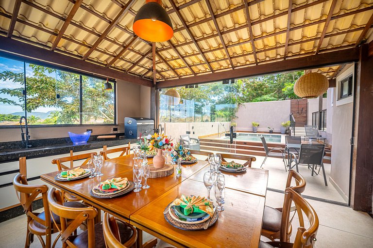 Bz25 Casa com Piscina em Geribá - 250m da Praia