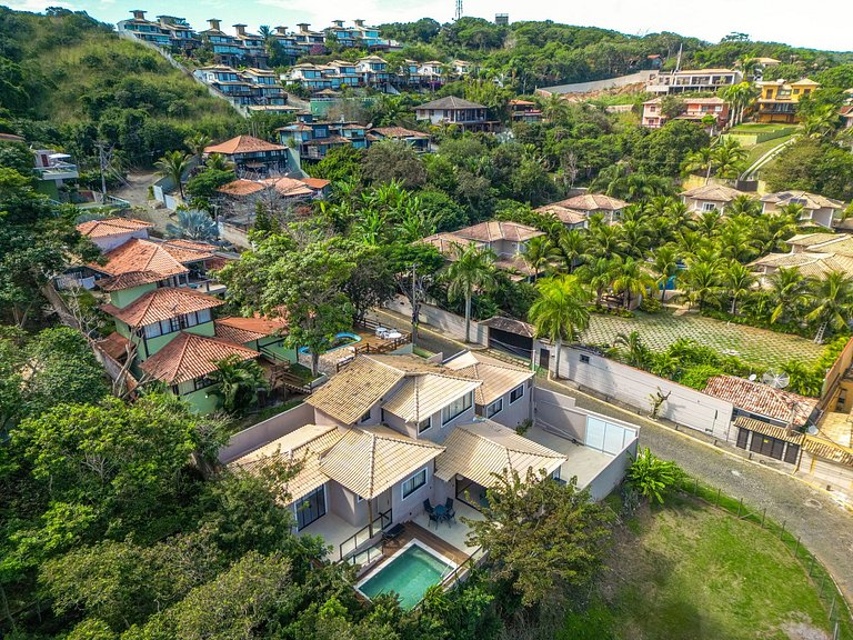 Bz25 Casa com Piscina em Geribá - 300m da Praia