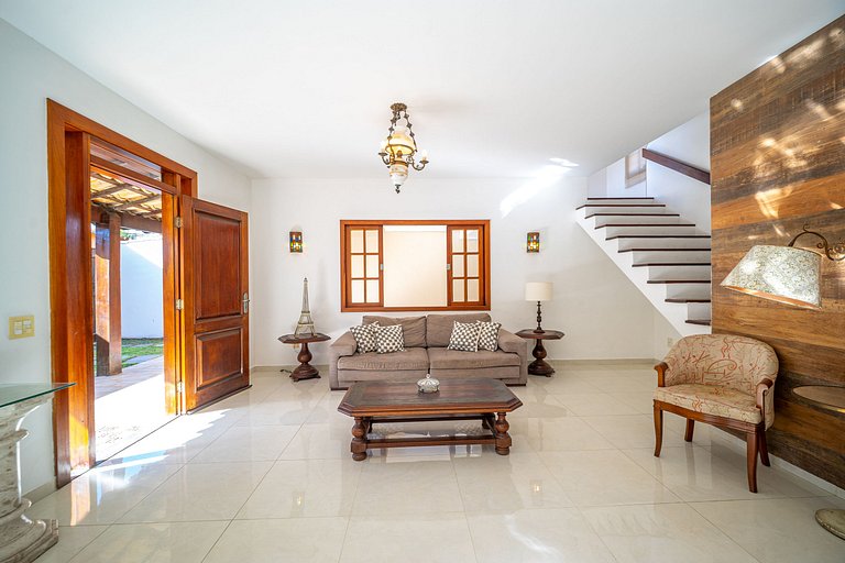 Cf07 House with barbecue 5 minutes from Praia do Forte