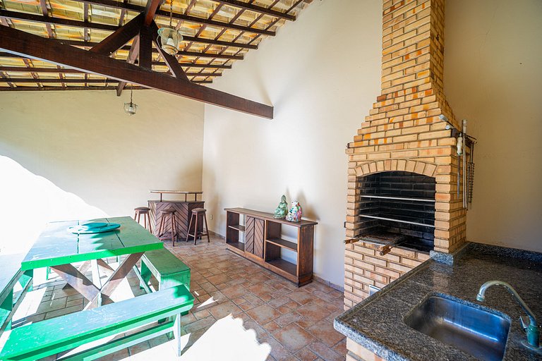 Cf07 House with barbecue 5 minutes from Praia do Forte