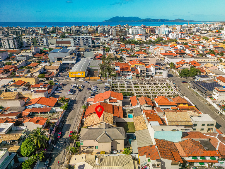 CF07 Casa c/ Piscina privativa/ 500m da Praia!