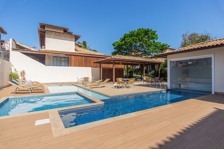 Bz05 Casa con piscina y 5 suites Geribá