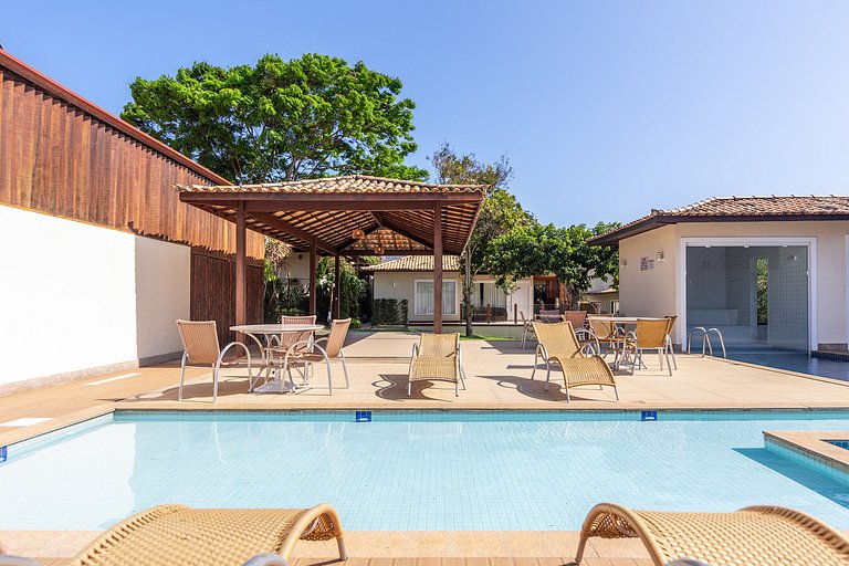 Bz33 House with 4 suites and barbecue, Geribá