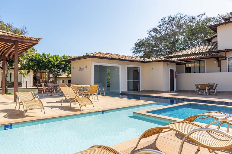 Bz33 House with 4 suites and barbecue, Geribá