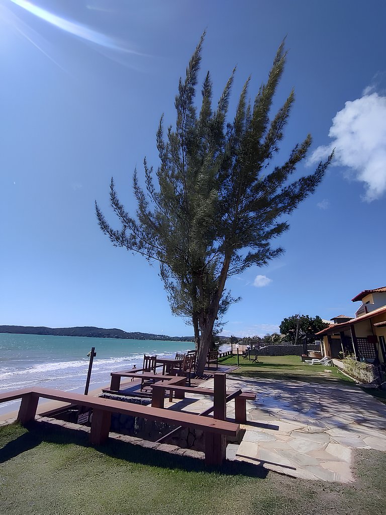 PÉ NA AREIA!Casa DelMare cond c/ saída na praia