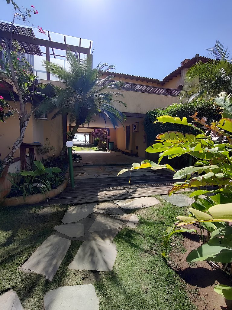 PÉ NA AREIA!Casa DelMare cond c/ saída na praia