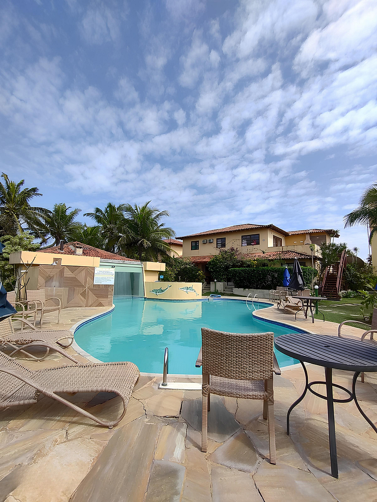 PÉ NA AREIA!Casa DelMare cond c/ saída na praia