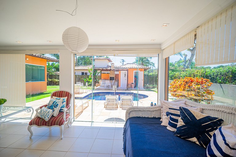 BZ82 Centro/Búzios! 5 suites y piscina privada