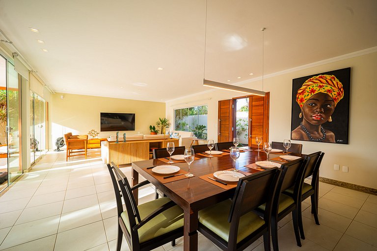 Geribá BZ89!Casa c/ Piscina, área ampla e 4 suites