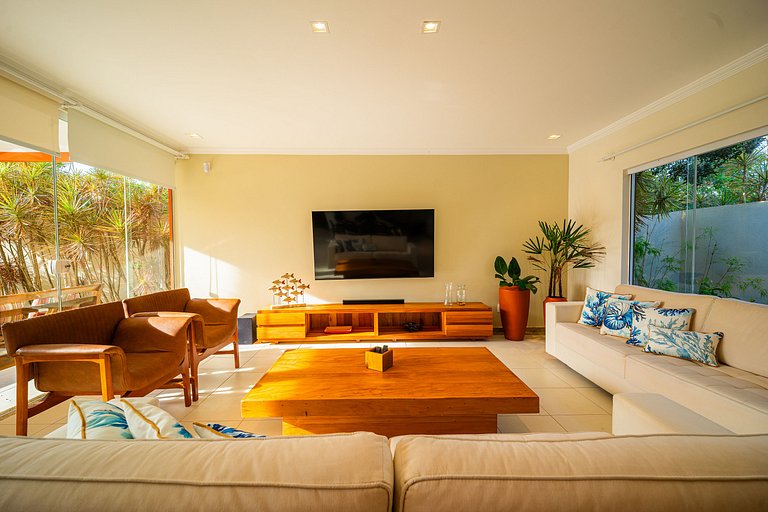 Geribá BZ89!Casa c/ Piscina, área ampla e 4 suites