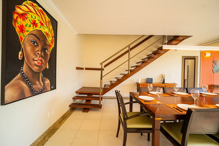Geribá BZ89!Casa c/ Piscina, área ampla e 4 suites