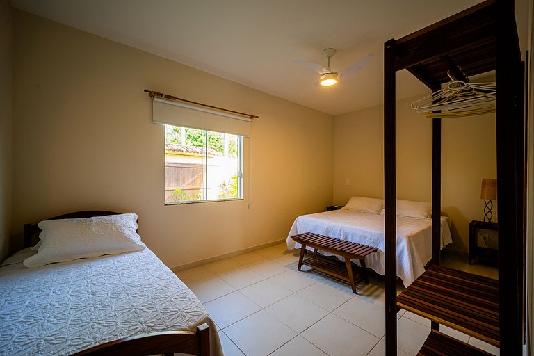 Geribá BZ89!Casa c/ Piscina, área ampla e 4 suites