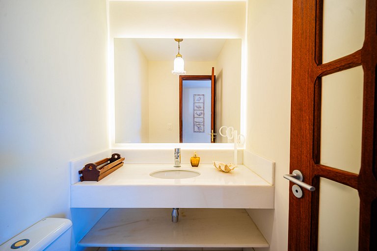 Geribá BZ89!Casa c/ Piscina, área ampla e 4 suites