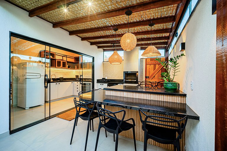 Pé na areia! Casa DelMare Cond. com saída na praia