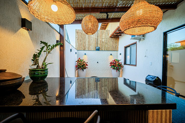 PÉ NA AREIA!Casa DelMare cond c/ saída na praia